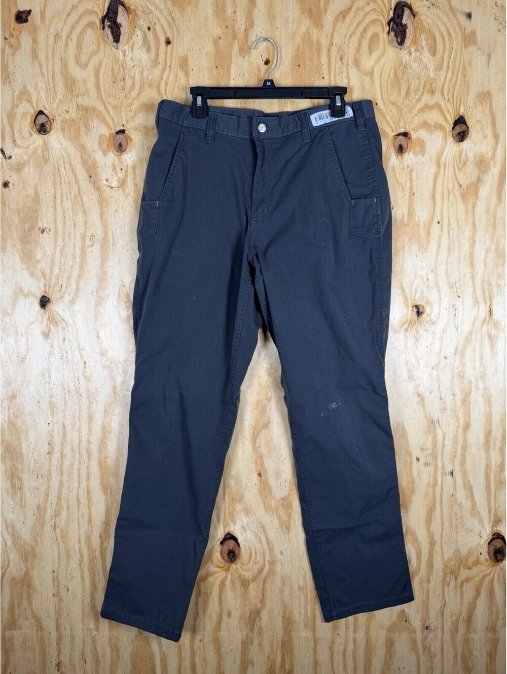 Carhartt Pants Mens 34x32 Blue Relaxed Fit Canvas Carpenter Workwear